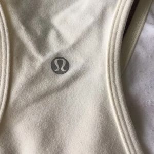 S Lululemon Cream Yoga Tank